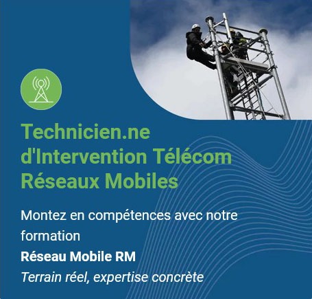 Calendrier formations Télécoms fibre TIT RM